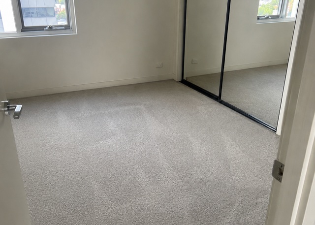 After carpet steam cleaning