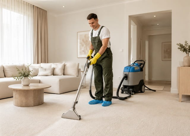 Carpet steam cleaning